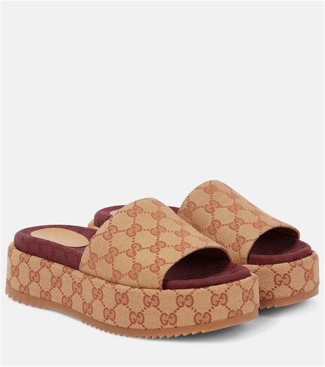 gucci slides brown and red|gucci slides web.